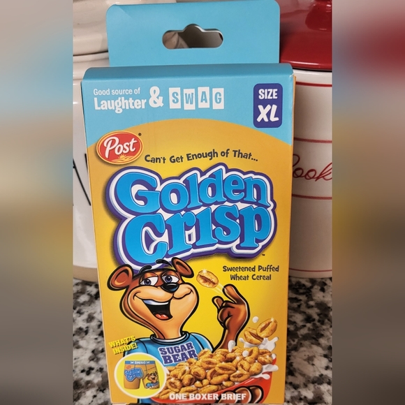 Men's boxer brief golden crisp size XL funny humorous gift - Picture 6 of 6